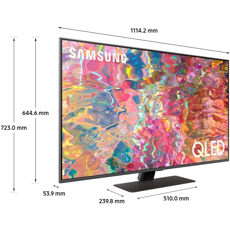 Refurbished Samsung Q80B 50" 4K Ultra HD with HDR10+ QLED TV Plus Smart TV