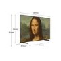 Refurbished Samsung LS03B The Frame 55" 4K Ultra HD with HDR10+ QLED Freeview HD Smart TV