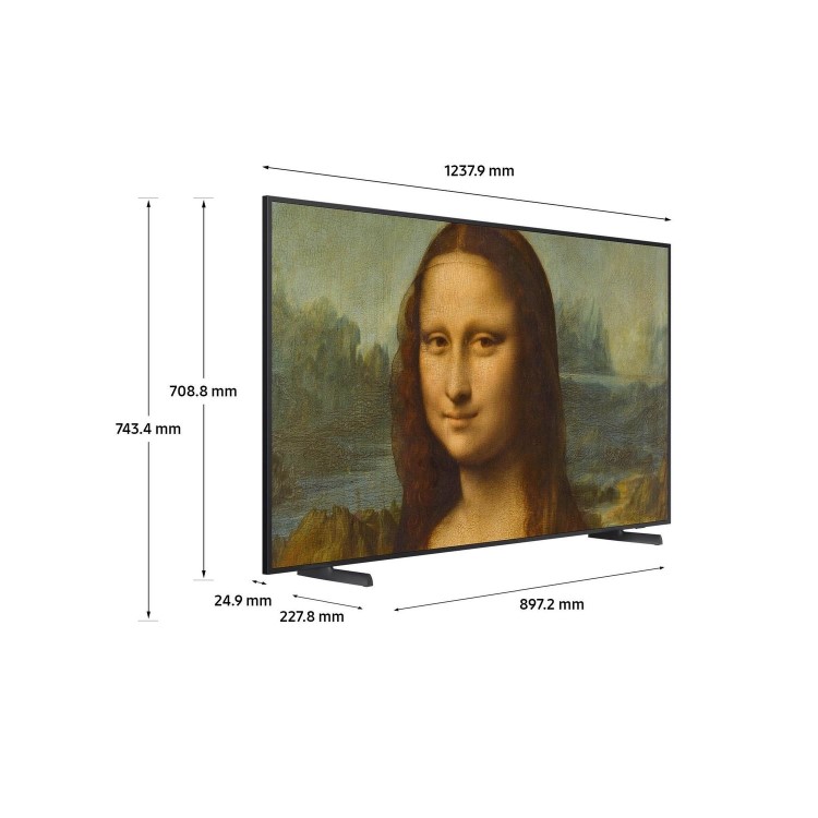Refurbished Samsung LS03B The Frame 55" 4K Ultra HD with HDR10+ QLED Freeview HD Smart TV