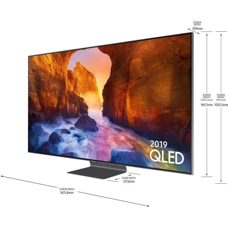 Refurbished Grade A1 - Samsung QE65Q90RATXXU 65" 4K Smart QLED TV