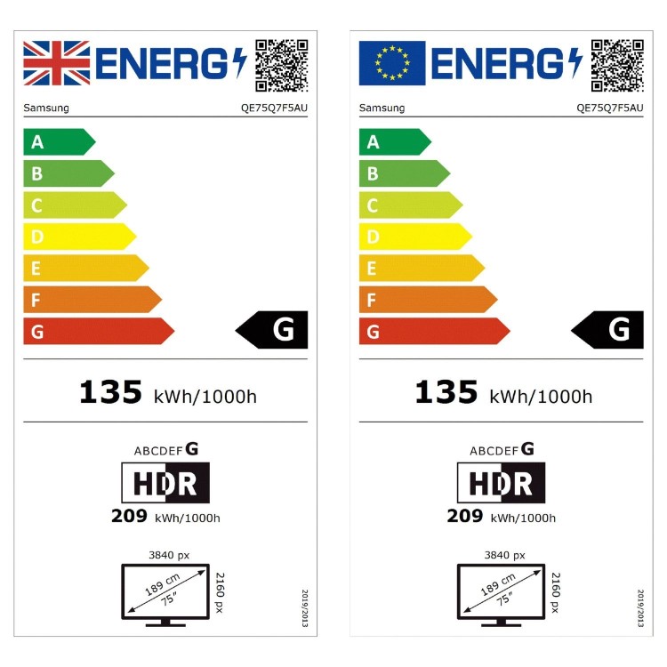 Refurbished Samsung QE75Q7F5AUXXU 75" QLED – 4K Ultra HD HDR Smart TV with Tizen OS
