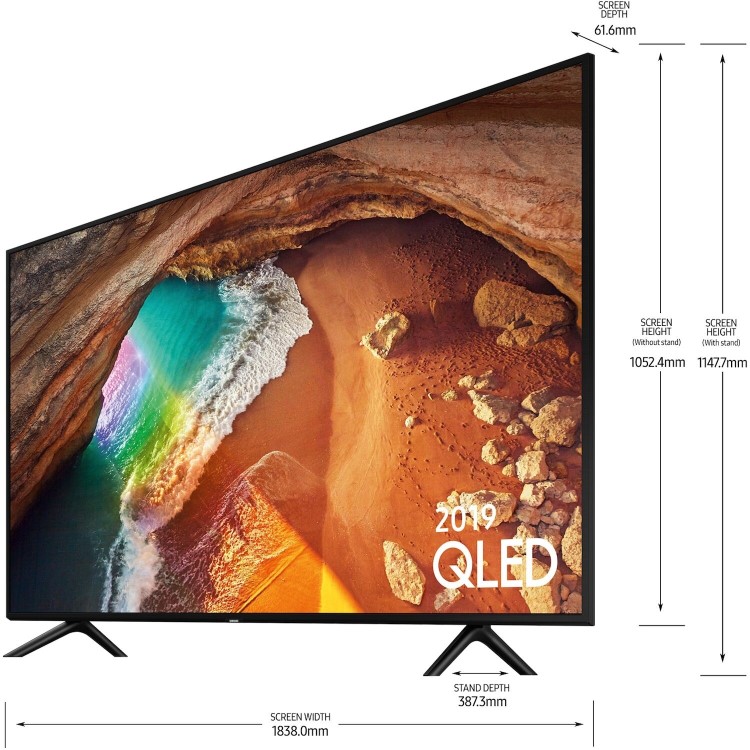 Samsung QE82Q60R 82" 4K Ultra HD Smart HDR QLED TV with Ambient Mode