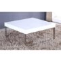 High Gloss Square White Coffee Table - Tiffany Range