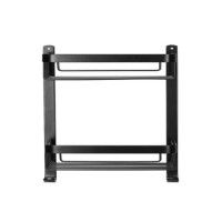 GRADE A1 - Black 2 Tier Shower Caddy - Croydex