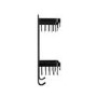 GRADE A1 - Black 2 Tier Shower Caddy - Croydex