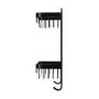 GRADE A1 - Black 2 Tier Shower Caddy - Croydex