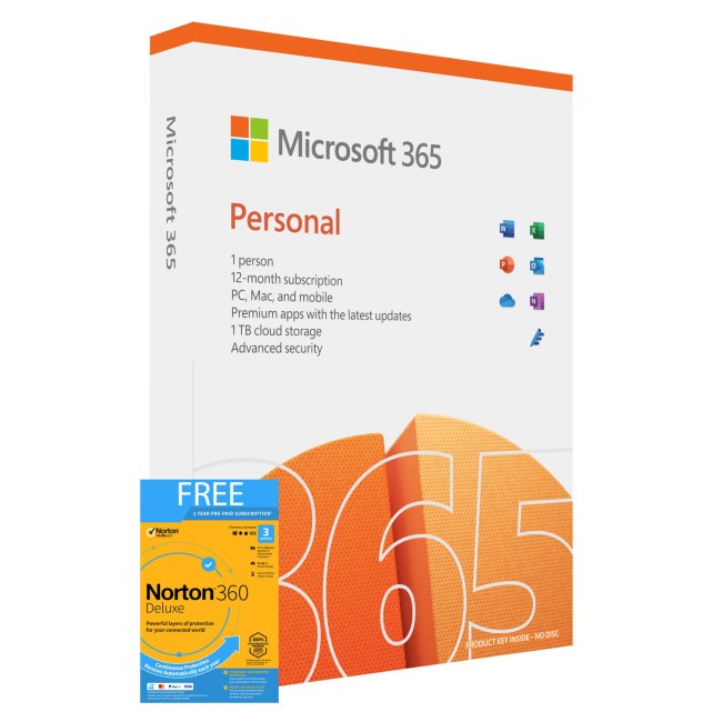 Microsoft 365 Personal 1 User - 1 Year Subscription