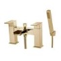Brushed Brass Bath Shower Mixer Tao - Quadra