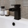 GRADE A1 - Chrome Waterfall Mono Basin Mixer Tap - Quadra