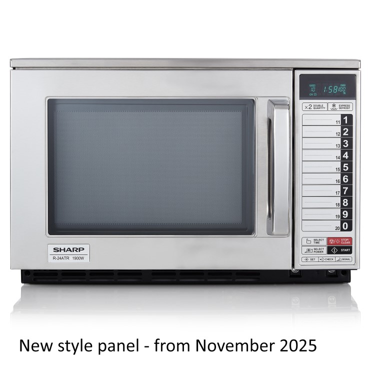 Refurbished Sharp R24ATR Heavy Duty Programmable Commercial Microwave 1900W