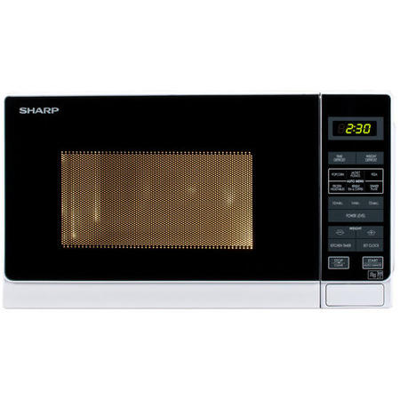 Refurbished Sharp R272WM 20L 800W Digital Microwave Oven White