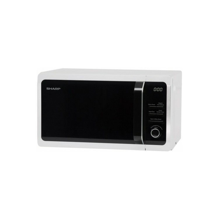 Sharp R274WM 20L 800W Freestanding Microwave Oven - White