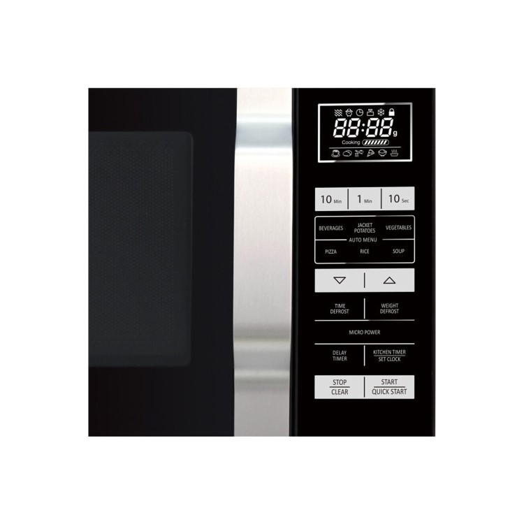 Sharp R360KM 23L 900W Freestanding Microwave Oven With Flat Tray - Black