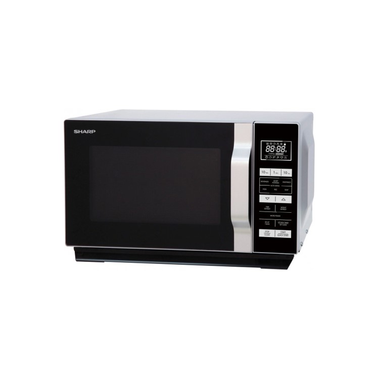 Refurbished Sharp 900W Standard Flatbed Microwave R360SLM Silver