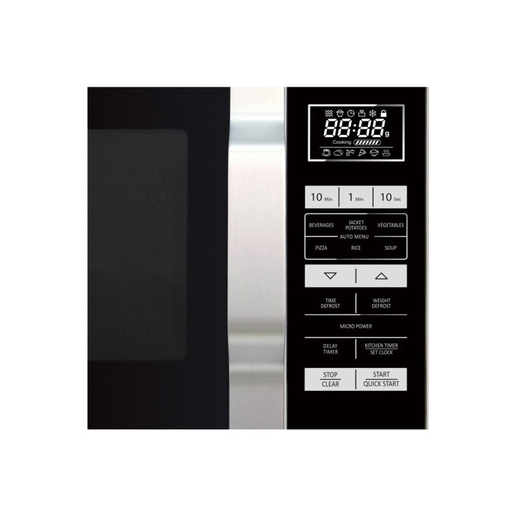 Refurbished Sharp 900W Standard Flatbed Microwave R360SLM Silver