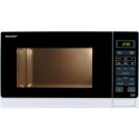 R372WM Sharp 25L Freestanding Solo Digital Microwave Oven - White
