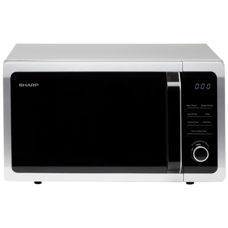 Sharp R374SLM 25L Microwave Oven - Silver