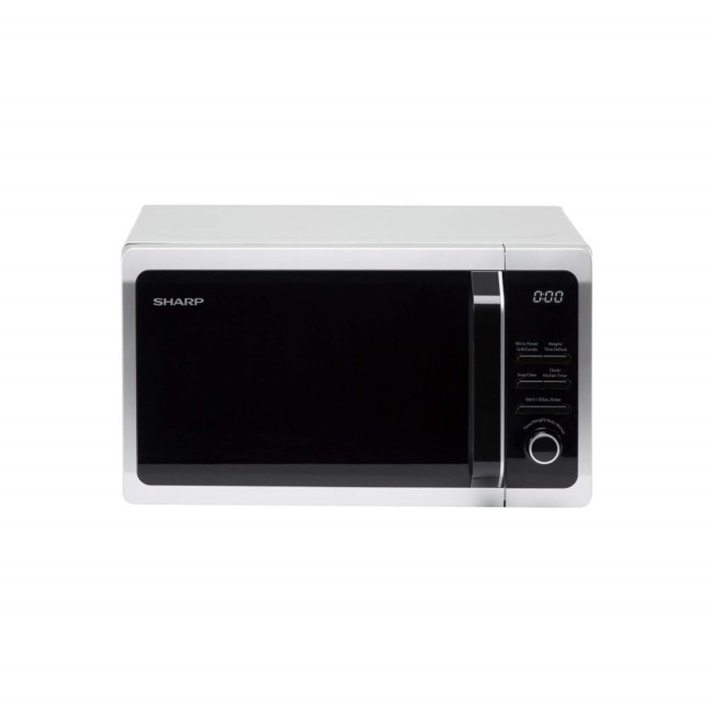 Sharp R664SLM 20L 800W Freestanding Microwave With Grill in Silver