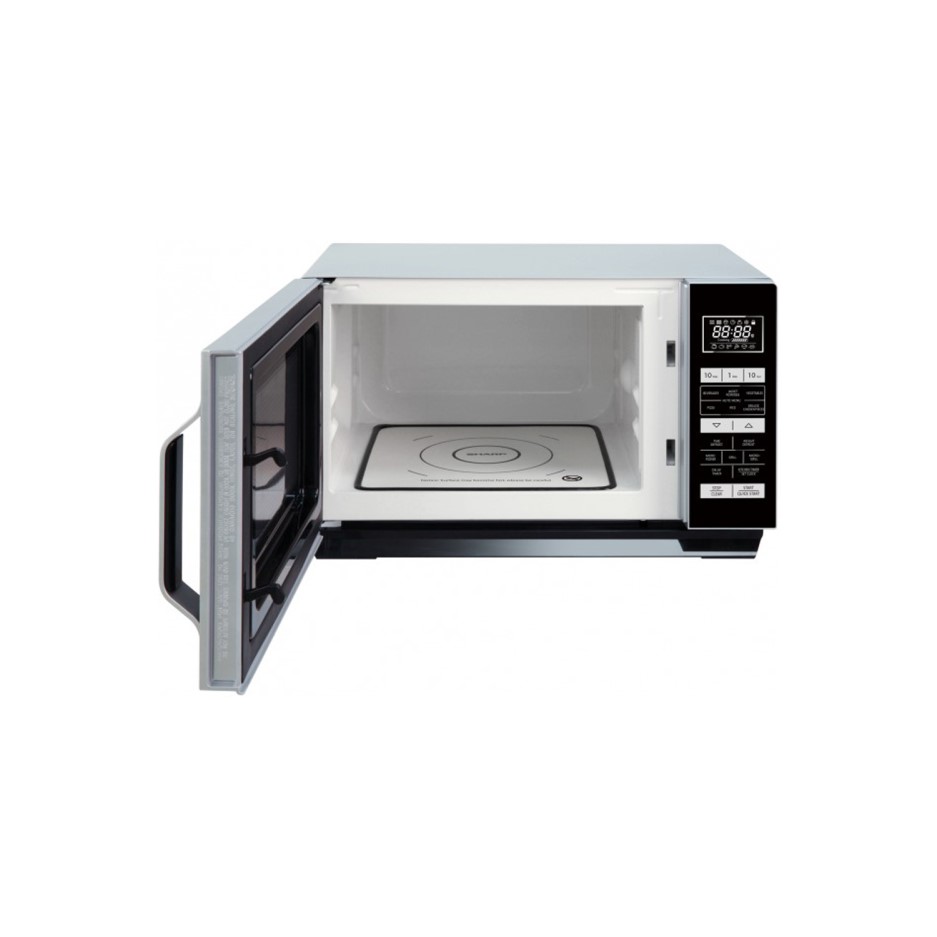 Sharp R760SLM 23L 900W Freestanding Microwave Oven With 1000W Quartz