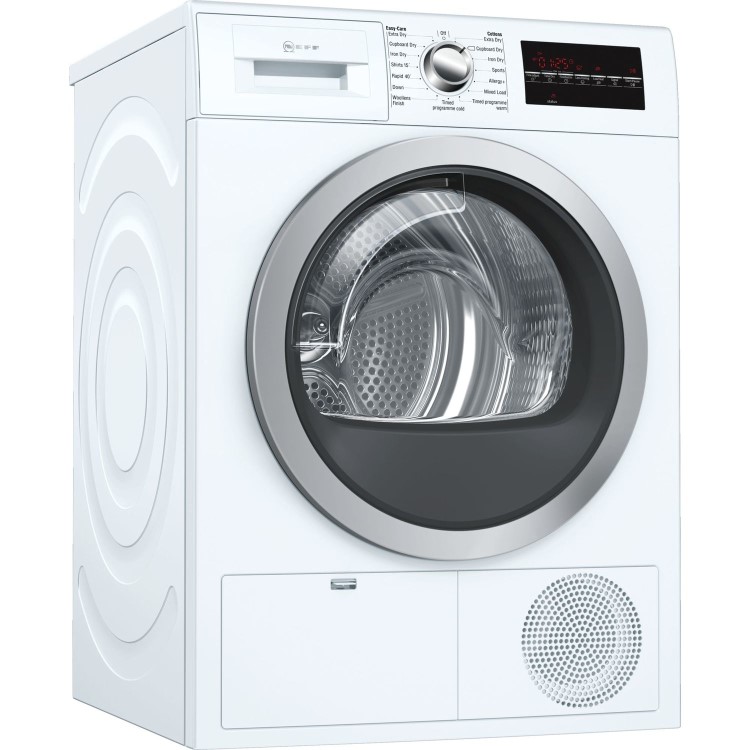 Refurbished Neff R8580X3GB Freestanding Condenser 9KG Tumble Dryer White