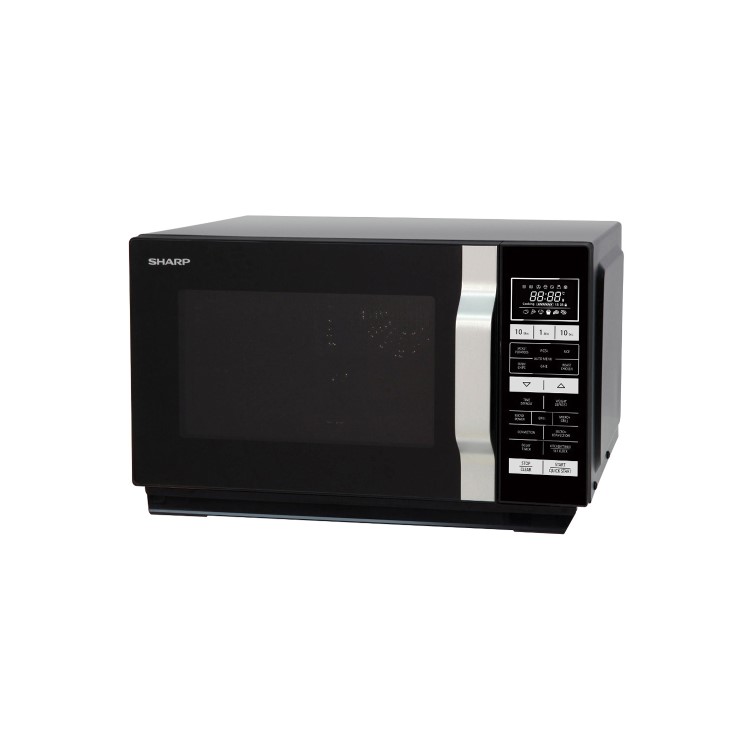 Sharp R860KM 900 Watt 25 Litre Combination Freestanding Microwave Oven - Black