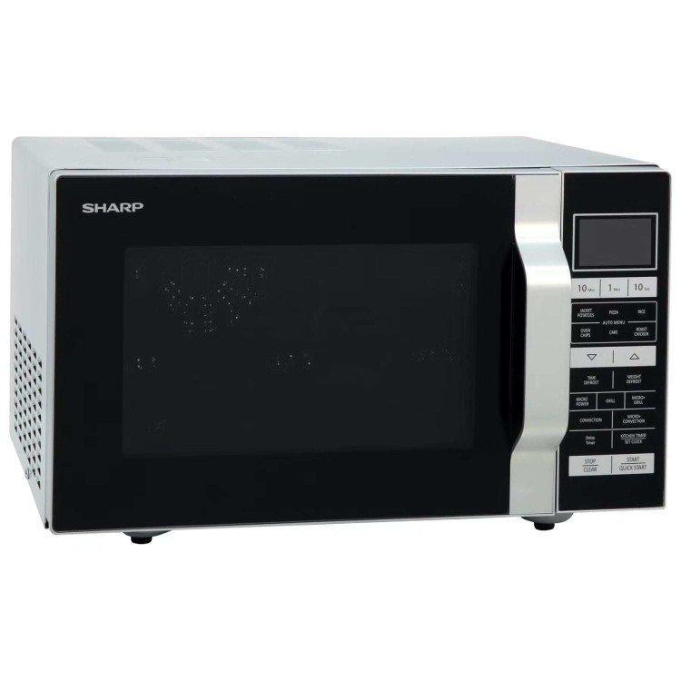 Refurbished Sharp R860SLM 25L 900W Digital Combination Microwave Oven Silver