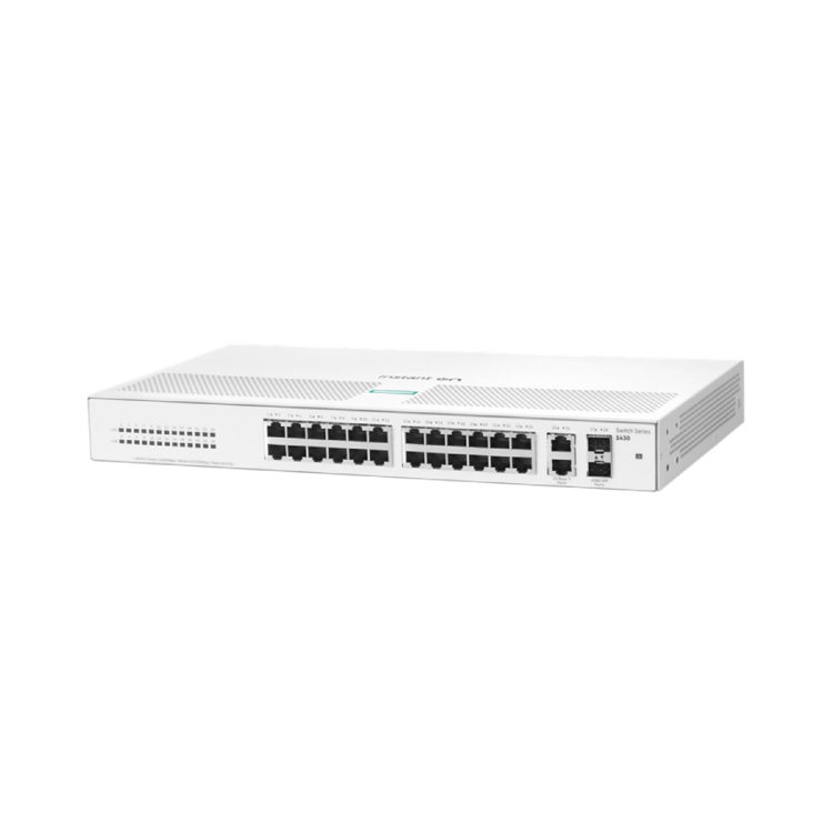 HPE Aruba Instant On 1430 26-Port Gigabit Ethernet PoE L2 Rack-mountable Unmanaged Switch