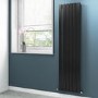 GRADE A1 - Anthracite Vertical Flat Panel Designer Modern Radiator - 1800 x 450mm - 3254 BTU's
