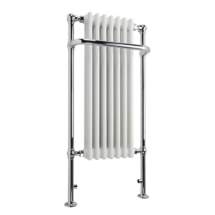 GRADE A1 - White Traditional Bathroom Towel Radiator - 1130 x 533 x 230mm