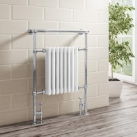 GRADE A1 - Traditional Bathroom Heated Towel Rail Radiator - 963 x 637mm