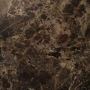Black and Marble-Effect 2 Drawer Bedside Table - Raffaele