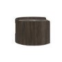 Walnut and Marble-Effect 1 Drawer Floating Bedside Table - Raffaele