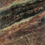 Large Mango Wood and Green Marble Square Coffee Table - Rana