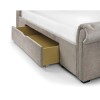 Julian Bowen Ravello Storage Bed in Mink Velvet - King Size