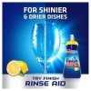 Finish Dishwasher Tablets x80 Rinse &amp; Shine Aid 400ml And Salt 4kg Bundle