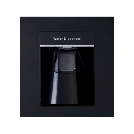Hisense RB335N4WB1 Frost Free Freestanding Fridge Freezer With Water Dispenser Black