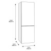 Samsung 340 Litre 60/40 Freestanding Fridge Freezer With SpaceMax  - Black
