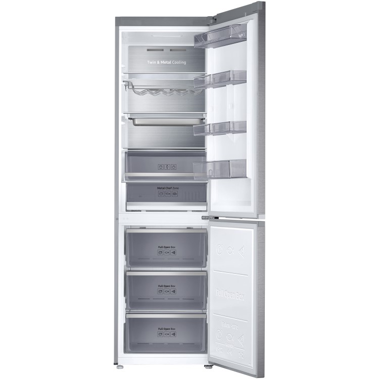 Refurbished Samsung RB36R8899SR Freestanding 350 Litre 60/40 Fridge Freezer Silver