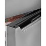 Hisense RB381N4WC1 Frost Free Freestanding Fridge Freezer With Water Dispenser Stainless Steel