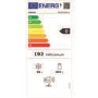 Refurbished Hisense RB390N4RBDUK Freestanding 300 Litre 60/40 Fridge Freezer Black