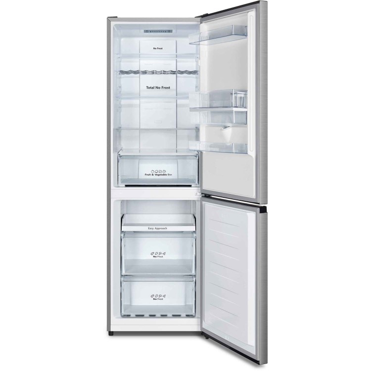 Hisense 300 Litre 60/40 Freestanding Fridge Freezer - Silver