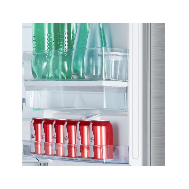 Hisense 300 Litre 60/40 Freestanding Fridge Freezer - Silver