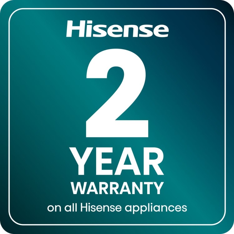 Hisense KitchenFit 330 Litre 60/40 Fridge Freezer - Silver