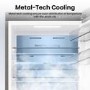 Hisense KitchenFit 330 Litre 60/40 Fridge Freezer - Silver