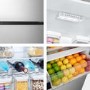 Hisense 336 Litre 60/40 Freestanding Fridge Freezer - Stainless Steel