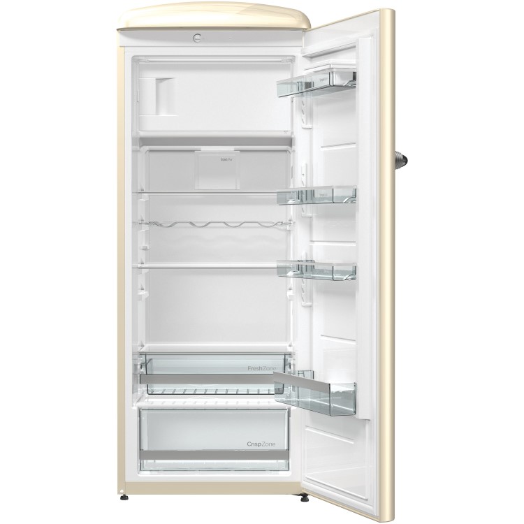 Gorenje RBO6153C Retro Style Freestanding Fridge With Icebox - Cream