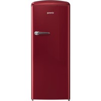Gorenje RBO6153R 254 Litre Freestanding Larder Fridge 154cm Tall Retro Ice Box 60cm Wide - Burgundy