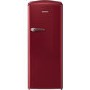 Gorenje RBO6153R 254 Litre Freestanding Larder Fridge 154cm Tall Retro Ice Box 60cm Wide - Burgundy
