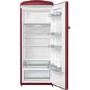 Gorenje RBO6153R 254 Litre Freestanding Larder Fridge 154cm Tall Retro Ice Box 60cm Wide - Burgundy