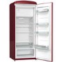 Gorenje RBO6153R 254 Litre Freestanding Larder Fridge 154cm Tall Retro Ice Box 60cm Wide - Burgundy